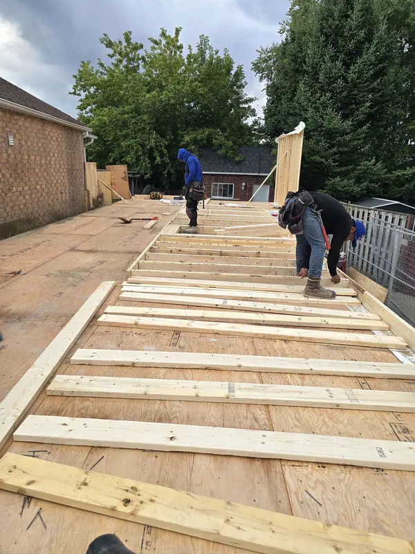 Floor joist layout framing crew