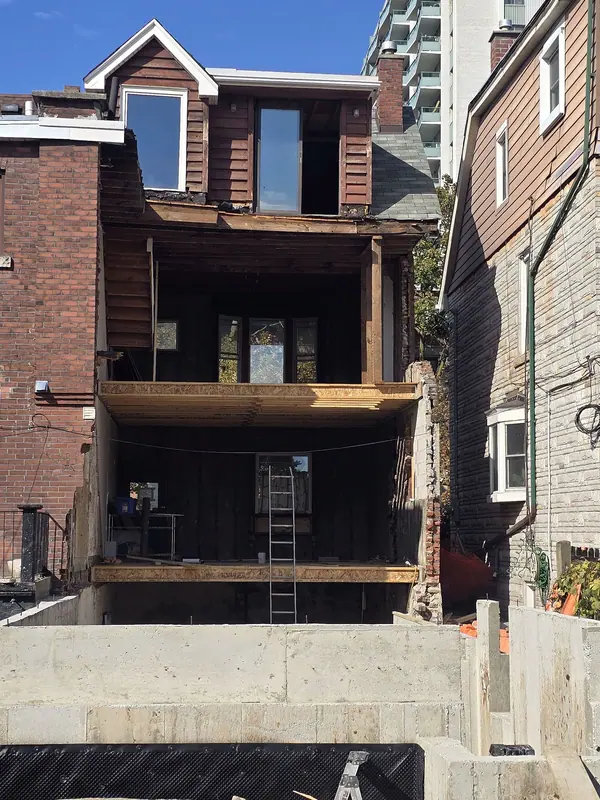 Multi level rear addition framing