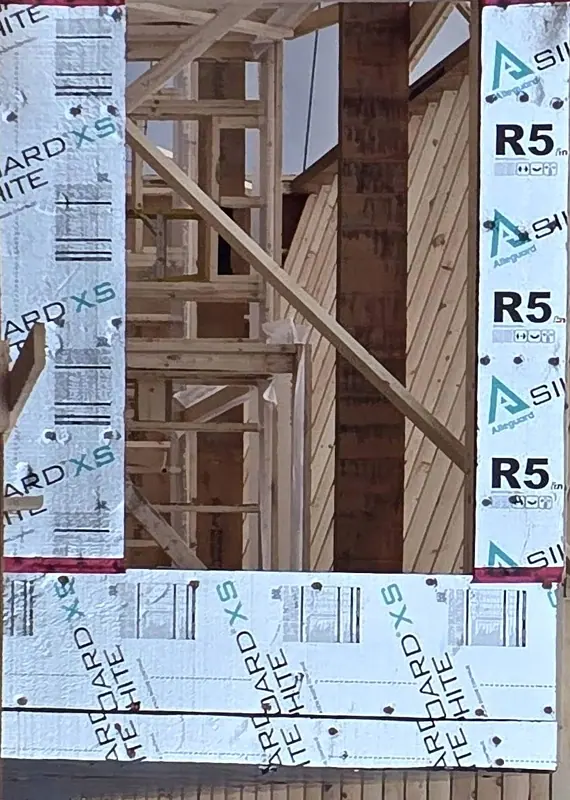 Rigid foam insulation r5 wall framing